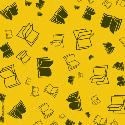 Open book artful useful trendy stylish design vector Illustration handsome colorful background