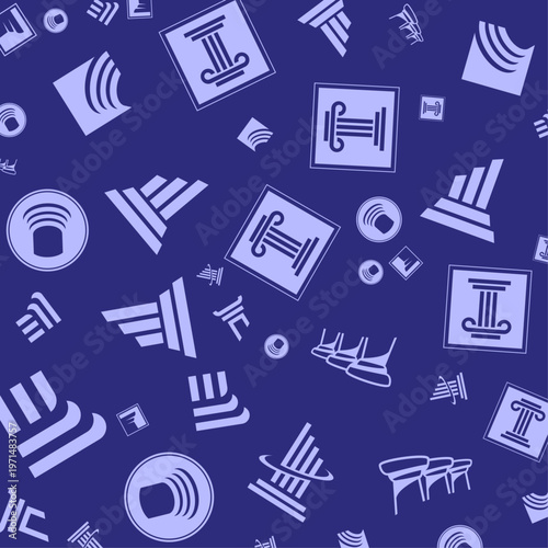 Pillar artful useful trendy stylish design vector Illustration handsome colorful background