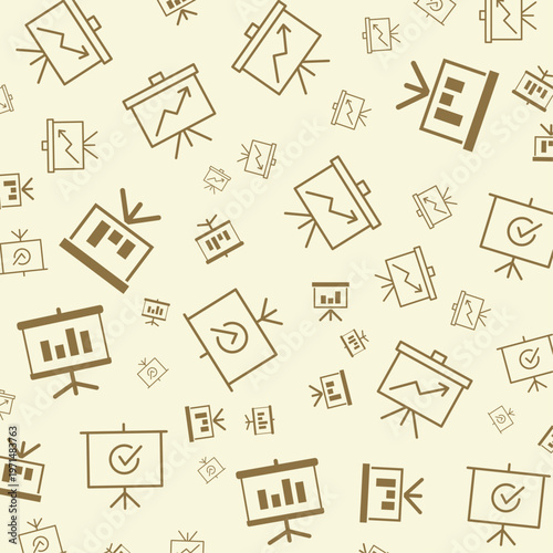 Presentation artful useful trendy stylish design vector Illustration handsome colorful background