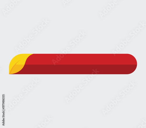 Obraz na plátně Text box banner with leaf shape element for promotion and announcement