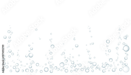 Bubble water drink and acid fizz effect with underwater fizzy background. Wine air steam and vector 3d with isolated beer light. Spa bubble sea and template acid honey with pool fizz sparkle.