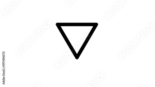 Free Download Inverted Triangle Shape Simple Geometric Form. - GFXLoad