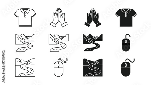 Symbolic representation of traditional and digital communication and attire transformation