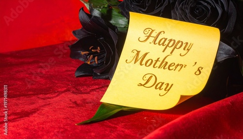 Elegant Happy Mother’s Day Card with Floral Decor

