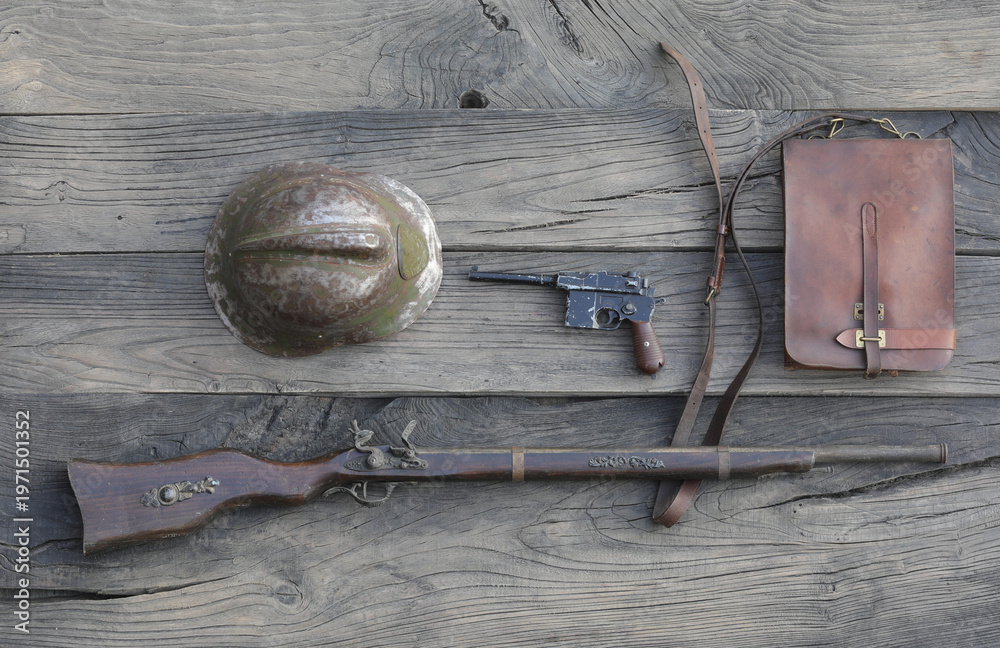 Obraz premium military uniform of the First World War