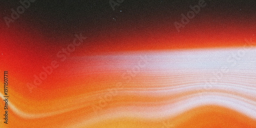 A vibrant and serene abstract sunset with warm orange hues and gradient