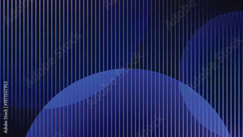 Elegant dark gradient circle background with glowing neon rings and abstract blue light effects, futuristic modern design for technology banner and digital layout