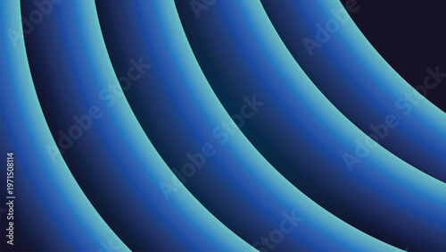 Futuristic elegant dark gradient waves with glowing effects, abstract modern background design for banner, poster and presentation