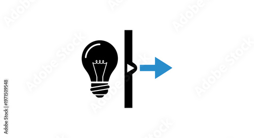 Light Bulb Idea Concept Symbol.