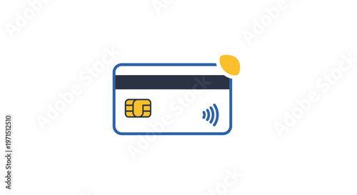 Contactless Payment Credit Card.