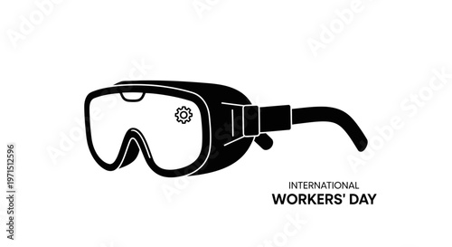 Diving goggles with tube closeup.