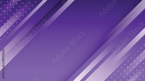 Purple futuristic halftone background with various shape composition, abstract geometric overlay design with vibrant gradient effect for banner, poster and digital layout