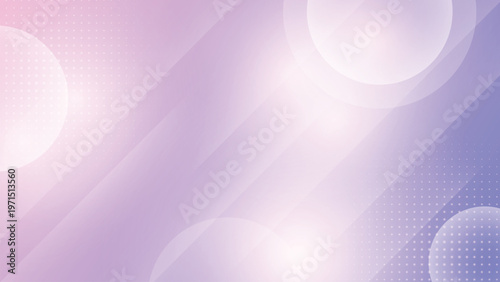 Purple futuristic halftone background with various shape composition, abstract geometric overlay design with vibrant gradient effect for banner, poster and digital layout