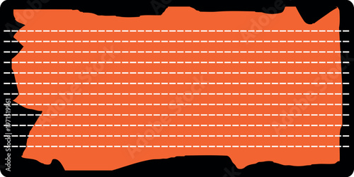 Colorful Torn Paper note Texture Collection Featuring Ripped Edges and Scrap Paper Design Elements Vector Illustration