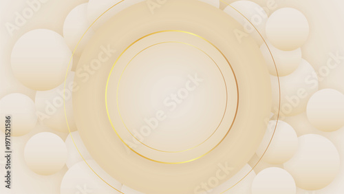 Minimalist Golden Line Art on Cream. Sophisticated abstract textures for cosmetic packaging, business cards, and luxury aesthetic projects.