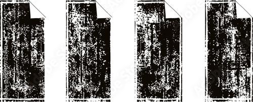 grunge black scratched texture overlays distressed abstract backgrounds with rough worn effect for design and vintage