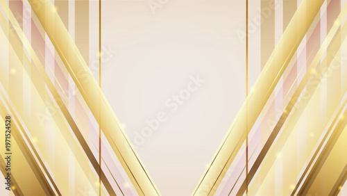 Royal Gold & Cream Decorative Assets. Versatile abstract backgrounds with metallic gold highlights for premium merchandise and invitation cards.