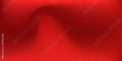 Empty bright red studio background, product display with copy space for displaying content design. Banner