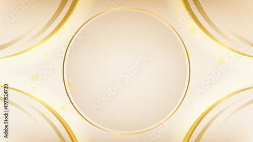 Royal Gold & Cream Decorative Assets. Versatile abstract backgrounds with metallic gold highlights for premium merchandise and invitation cards.