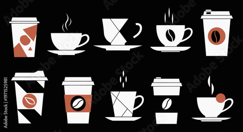 Coffee Cups and Mugs Collection.