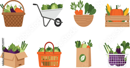 Charming scene featuring a child in an orange dress pinning various garments to a long clothesline.