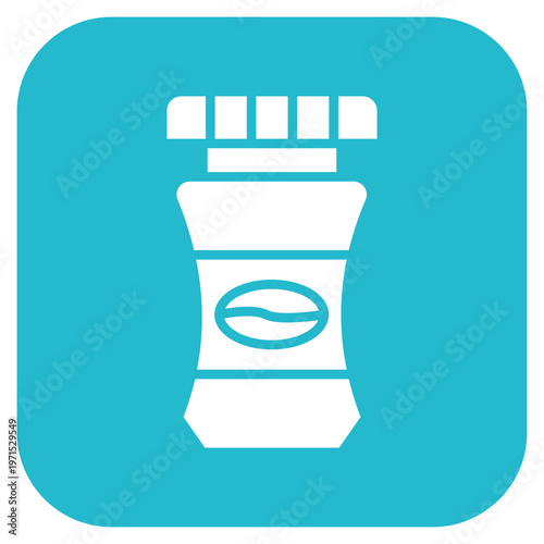 Coffee Jar Icon Style