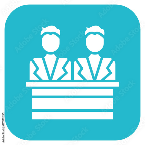 Juror Male Icon Style