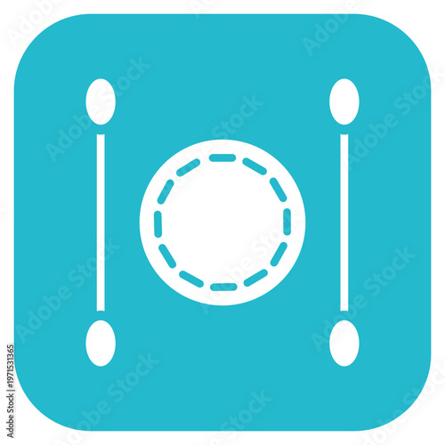 Cotton Pads Icon Style