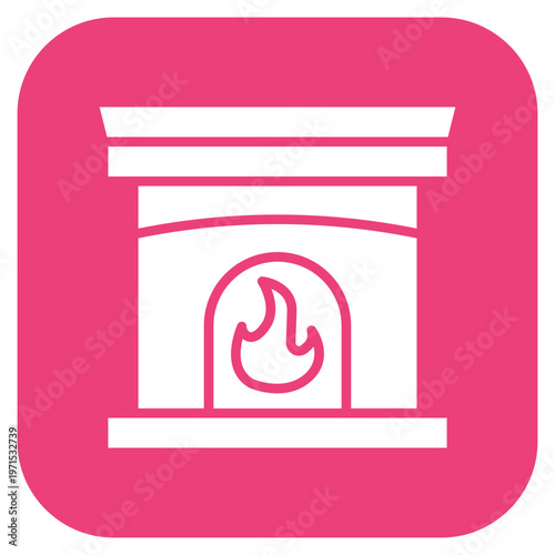 Fireplace Icon Style