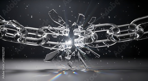 abstract background with a chain