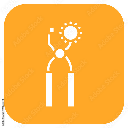 Leather Punch Icon Style