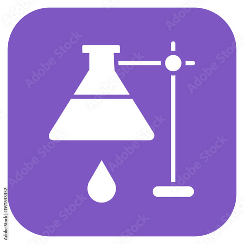 Retort Stand Icon Style