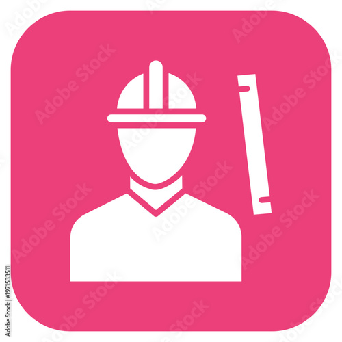 Engineer Male Icon Style