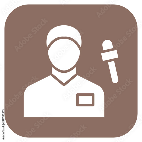 Journalist Male Icon Style