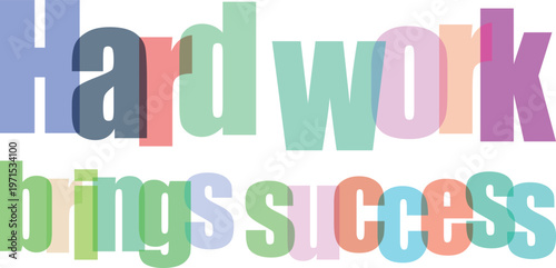 Motivational phrase for business success.