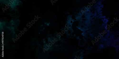 Abstract purple and jade colored fractal background with particles colored texture grunge texture on a dark sky surface lightning abstract background. Color powder splash.