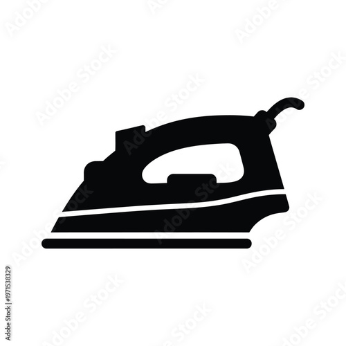 Classic iron for pressing clothes and fabrics at home