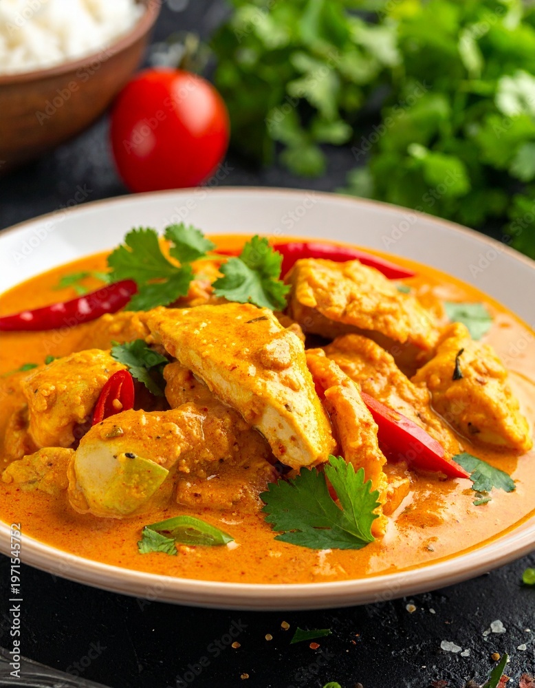 Fototapeta premium .Hähnchen Curry