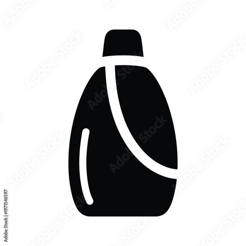 A black and white depiction of a backpack with a visible shoulder strap and top handle