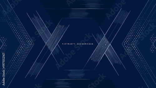 Abstract geometric background with intersecting lines and futuristic design elements