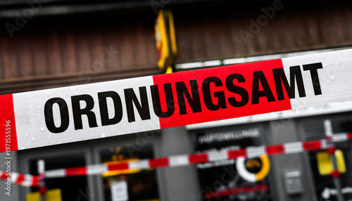 Ordnungsamt Warnband