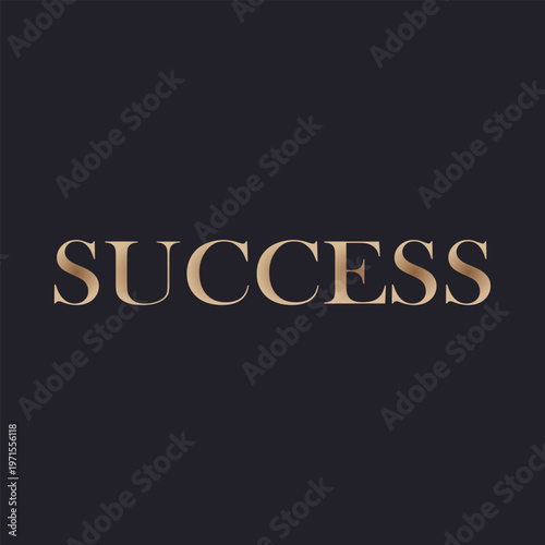 A simple yet powerful message of achievement