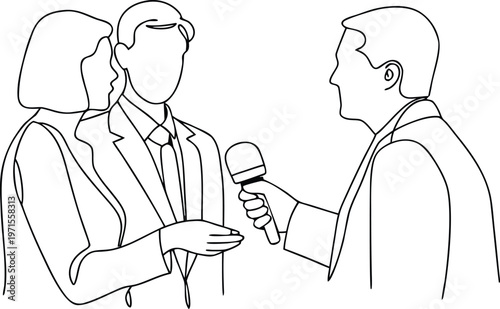 Simple Interview Line Drawing