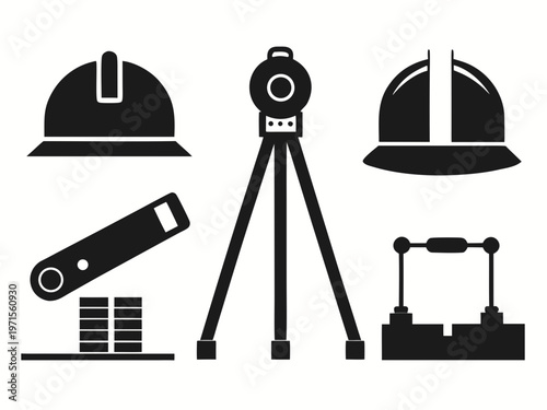 Essential tools and equipment used in surveying and construction