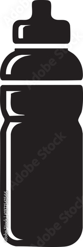 Sports shaker bottle logo for gym supplements and protein drinks