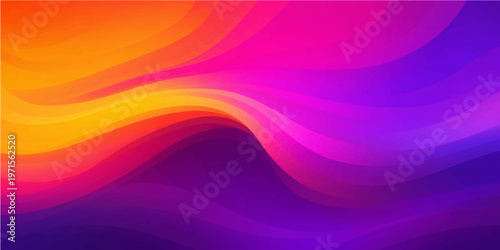 Abstract colorful background with smooth purple and pink waves featuring a fluid motion design and vibrant light energy flow
