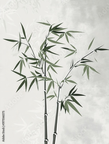 Elegant Bamboo Painting