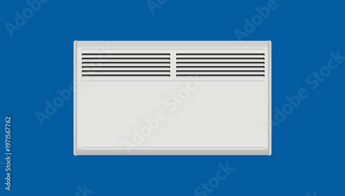 Air conditioner wall unit vector illustration design element for cooling system ventilation appliance home interior and climate control concept