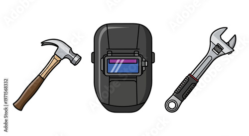 Tools for construction and repair work.