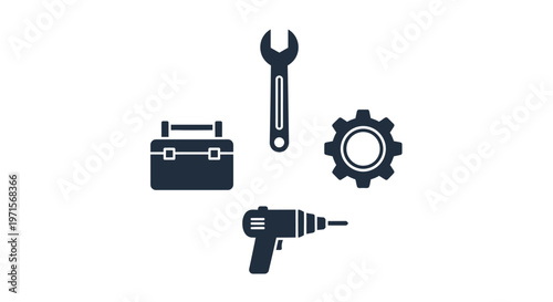 Tools for fixing and repairing work.